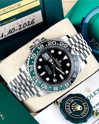 Rolex GMT MASTER 126720VTNR Sprite - Ottobre 2026