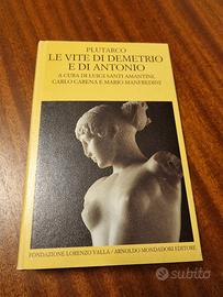 Plutarco  le vite di Demetrio e Antonio 