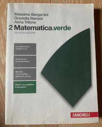 Libro “Matematica Verde 2” Zanichelli