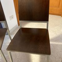 Sedie Rekord cucine in legno e acciaio