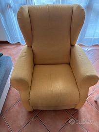 Poltrona reclinabile manuale