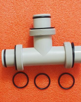 Raccordo tre vie a T piscina Intex pompa con OR