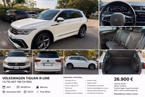 Volkswagen Tiguan R-Line 1.5 TSI - 150CV DSG