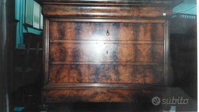 -CASSETTONE CAPPUCCINO DELLA META' 800 IN NOCE