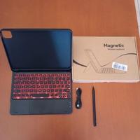 Tastiera bluetooth e cover tablet 11 pollici