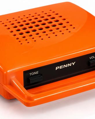 Giradischi vintage Penny arancione – Space Age ann