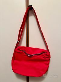 Borsa rossa nuova a tracolla