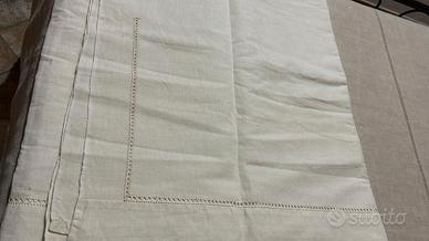 antico lenzuolo in lino 
