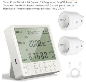 Timer Presa Elettrica 24 Ore 19 Programmi