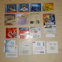 Manuali e volantini Gameboy PlayStation xbox