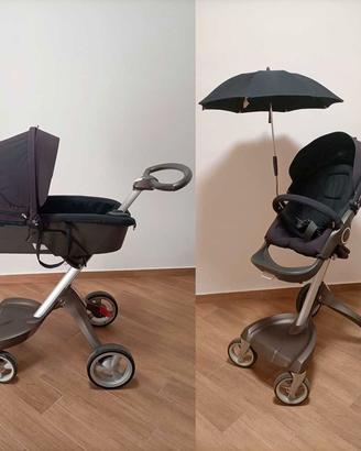 Passeggino Stokke completo di accessori