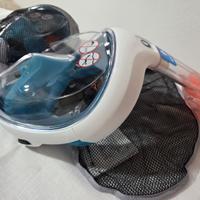 Maschera snorkeling gran facciale singola o doppia