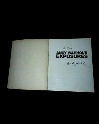 Libro Andy Warhol's exposures con dedica