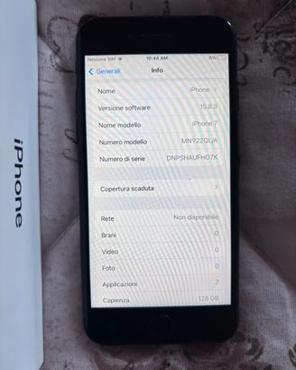 Iphone 7 nero 128gb