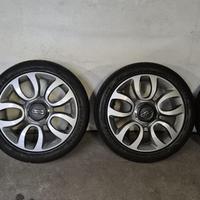 Cerchi in lega + gomme Fiat 500L R17