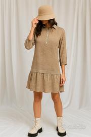 Abito KOOKAI donna originale beige fantasia tg S 