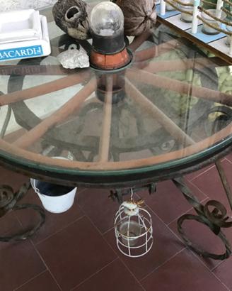 Tavolino in ferro battuto