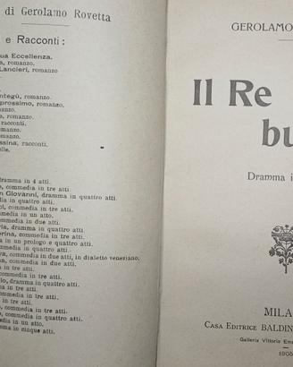 libro Il Re burlone 