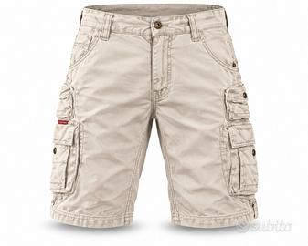 Bermuda Shorts Cargo U.S. Expedition Beige Sabbia