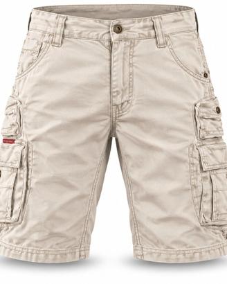 Bermuda Shorts Cargo U.S. Expedition Beige Sabbia