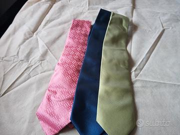 set cravatte di seta