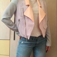 Giacca corta leggera colori pastello Bershka tg 42