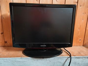 TV 19" United con lettore DVD integrato