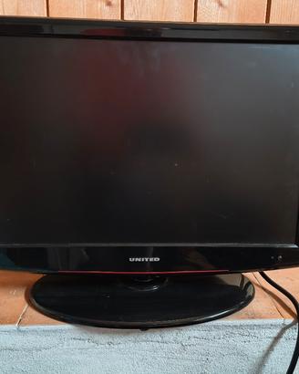 TV 19" United con lettore DVD integrato