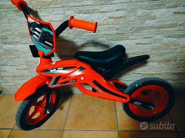 bici  bambino  motocross senza pedali 