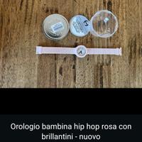 OROLOGIO BAMBINA NUOVO HIP HOP ROSA