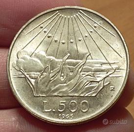 500 Lire argento del 1965