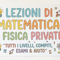 Lezioni private di matematica e fisica