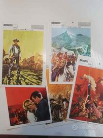 Prove di stampa fumetti e copertine libri anni '60