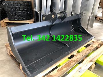 Benna pulisci fossi escavatore perno 35 e 40 mm