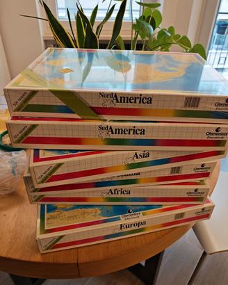 LOTTO 6 PUZZLE VINTAGE CLEMENTONI SAPIENTINO