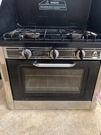 Forno a gas e piano cottura +Roll Tank Fiamma