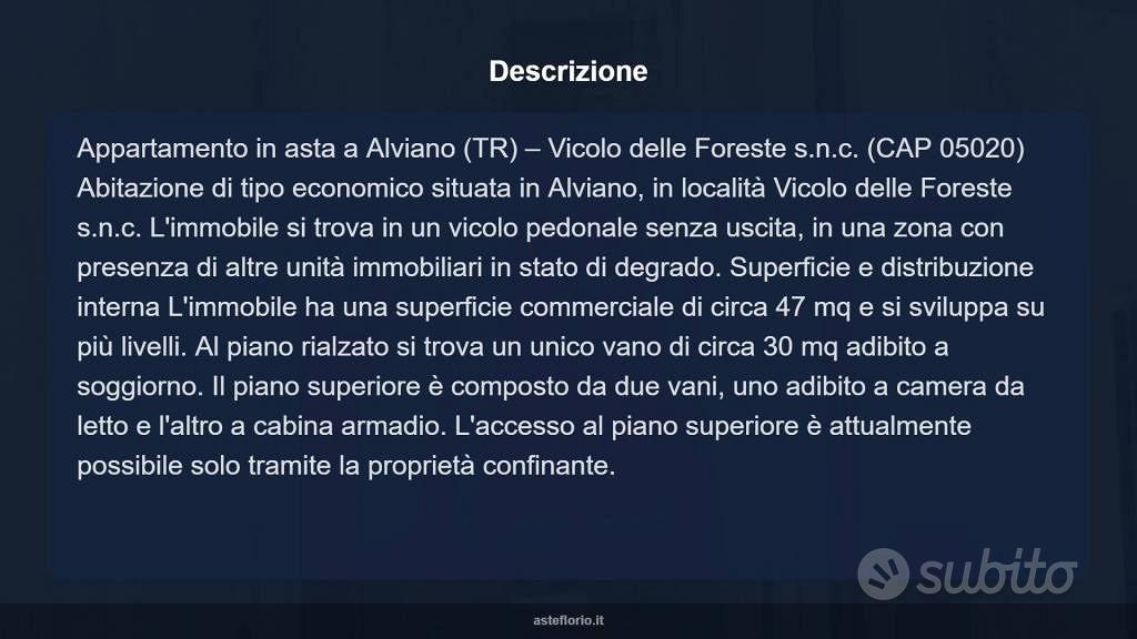 Appartamento – Alviano, Borgo antico, Paolicchie - Altro