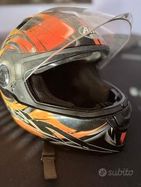 Casco Integrale Airoh - Arancione e Nero