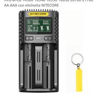 NITECORE UMS2 Intelligent QC Dual-Slot Caricabatte