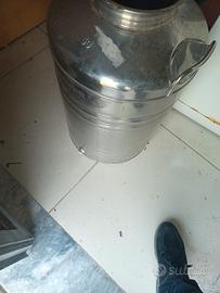 contenitore olio 50 litri acciaio inox