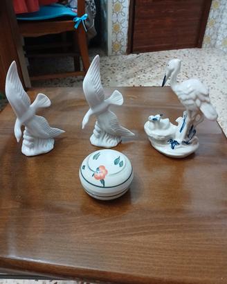 Lotto 4 porcellane vintage collezione privata