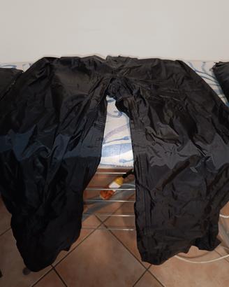 2 Pantaloni pioggia uomo e donna da moto e sport