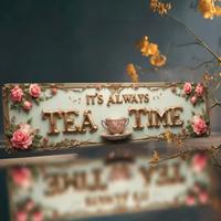 Targa decorativa in metallo