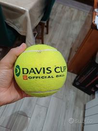 Palla da tennis jumbo autografata Coppa Devis 23