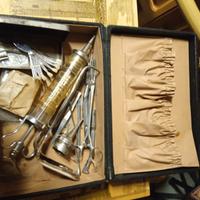 Kit strumenti chirurgo/dentista anni 40/50