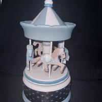 carillon Valenti giostra di cavalli celeste