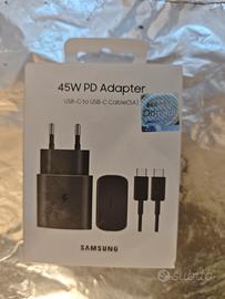 caricatore Samsung 45 Watt con cavo originale Nuov