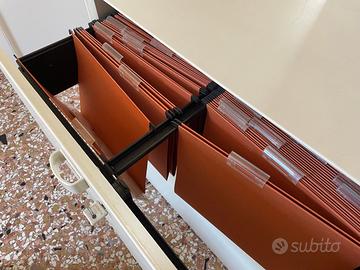 Portadocumenti archivio con fascicoli marca Fanton