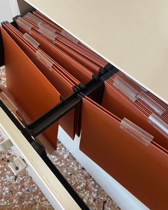 Portadocumenti archivio con fascicoli marca Fanton