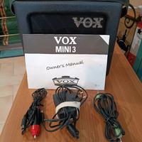 amplificatore per chitarra Vox mini 3